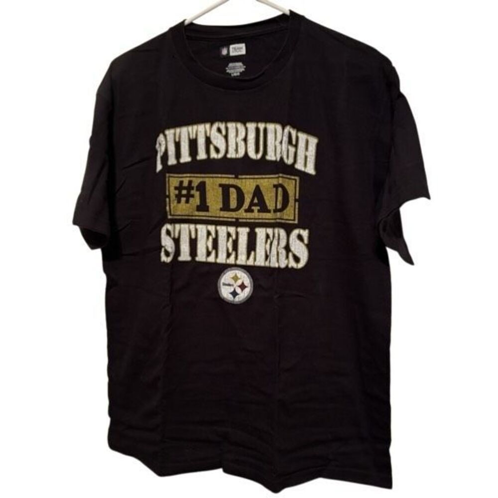Pittsburgh Steelers #1 Dad Size Large T-Shirt